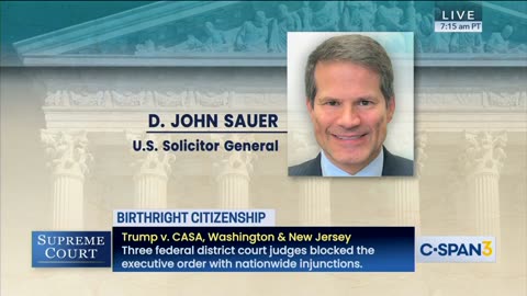 🏛️JUDICIAL INSURRECTION says Solicitor General John Sauer