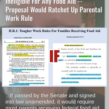Fact Check: 'Big Beautiful Bill' Would NOT Make Eight-Year-Olds Ineligible For Any Food Aid