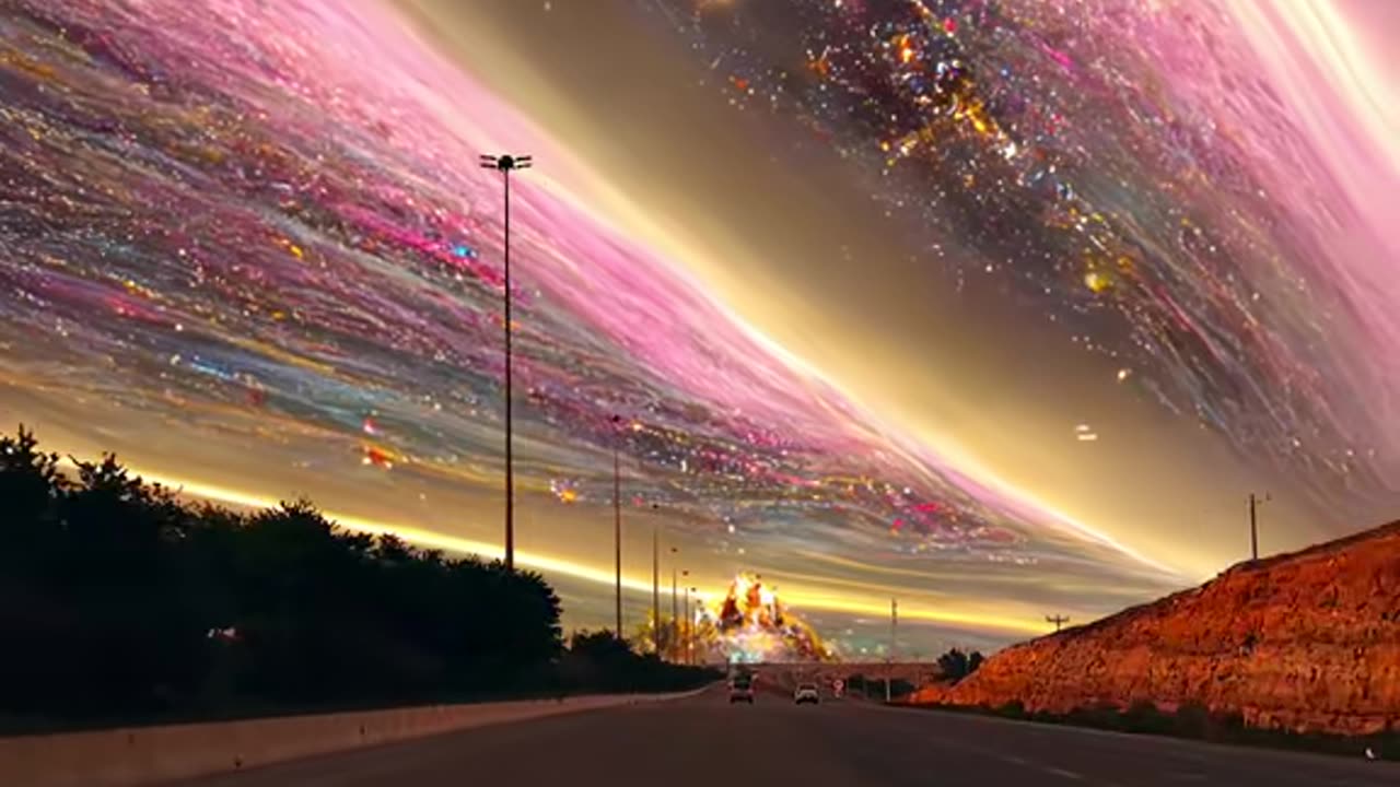 Highway Through the Galaxy – When the Universe Blends with Reality
