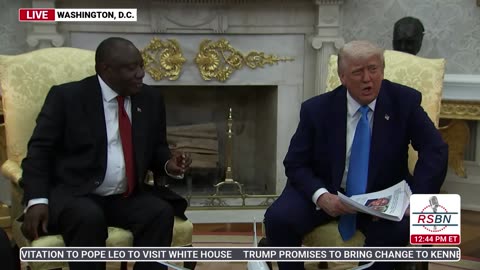WATCH: President Trump Scolds the Fake News for a Disrespectful Question - 5/21/25