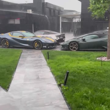 Blame it on the rain.