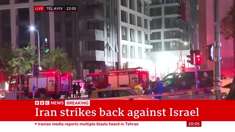 Iran launches ballistic missiles at Israel BBC News