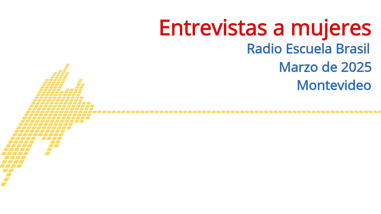 Entrevistas a mujeres