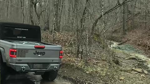 Off-Roading Adventure Deep in the Muddy Woods 2j #jeep #jeepwrangler #offroad