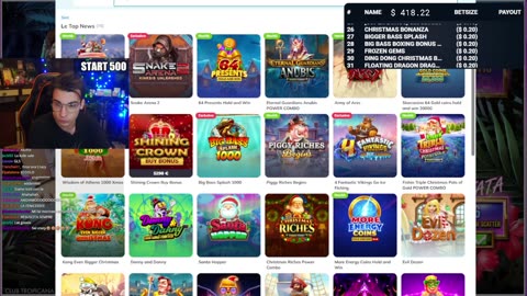 BONUS HUNT A TEMA NATALE🎄 - START 500