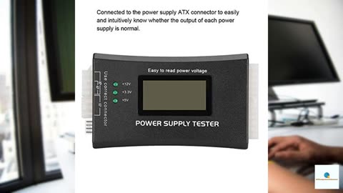 SUNGOOYUE PC Power Supply Tester with LCD Display for PC Connectors Computer Host Inspecti