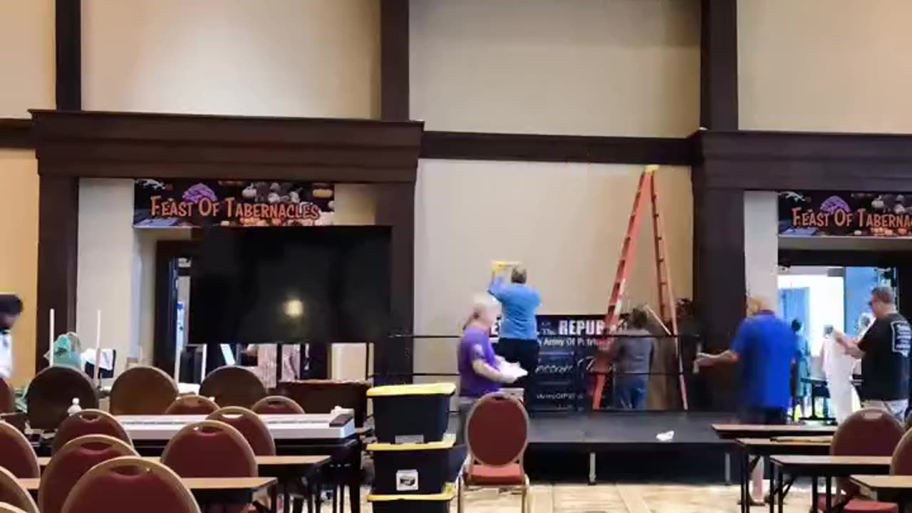 Feasts of "Tabernacles 2023" Set Up Day!