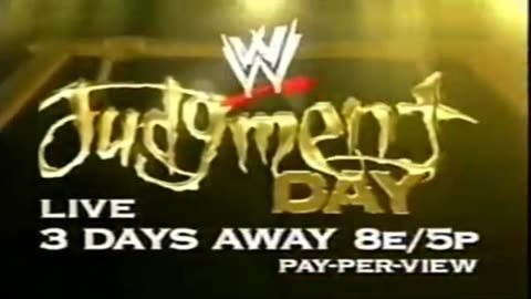 WWE Judgement Day 2002 Commercial