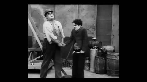 Charkie Chaplin Charlie Chaplin's "Behind The Screen"1916