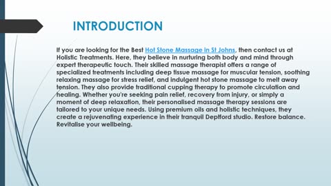 Looking for the best Hot Stone Massage in St Johns