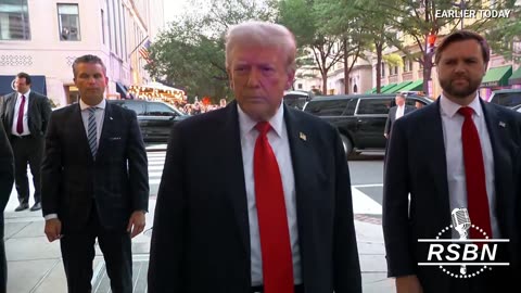 WATCH: President Trump Talks to Press as he Arrives to Joe's Stone Crab Restaurant - 9/9/2025