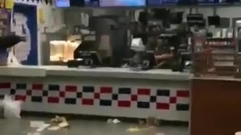 Negro goes cat 5 chimpout over McFlurry at McDonald's