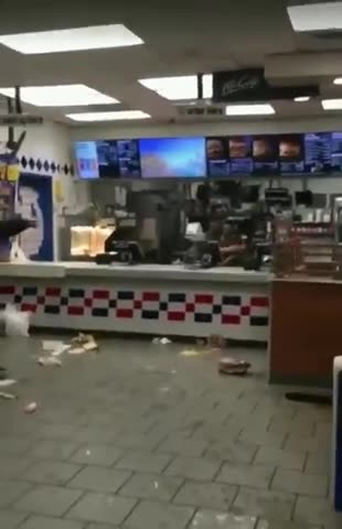 Negro goes cat 5 chimpout over McFlurry at McDonald's