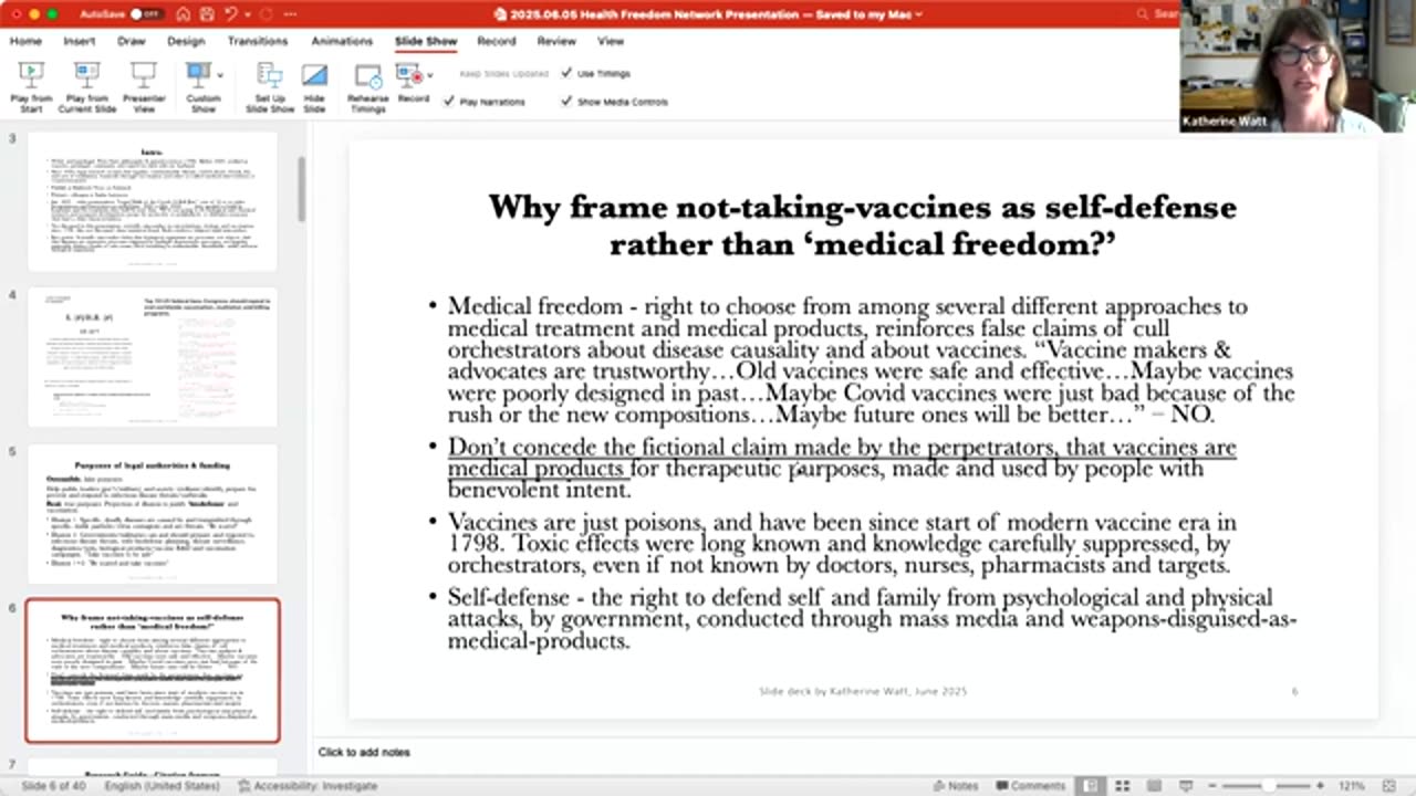 Кэтрин Уотт изменения в законах, необходимые для прекращения войны правительства с человечеством