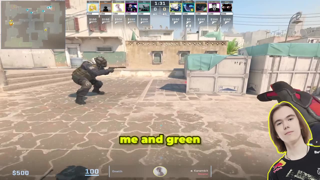 DONK vs M0NESY HIGH ELO FACEIT MATCH! with Multi POV and Voice Comms (Dust2)