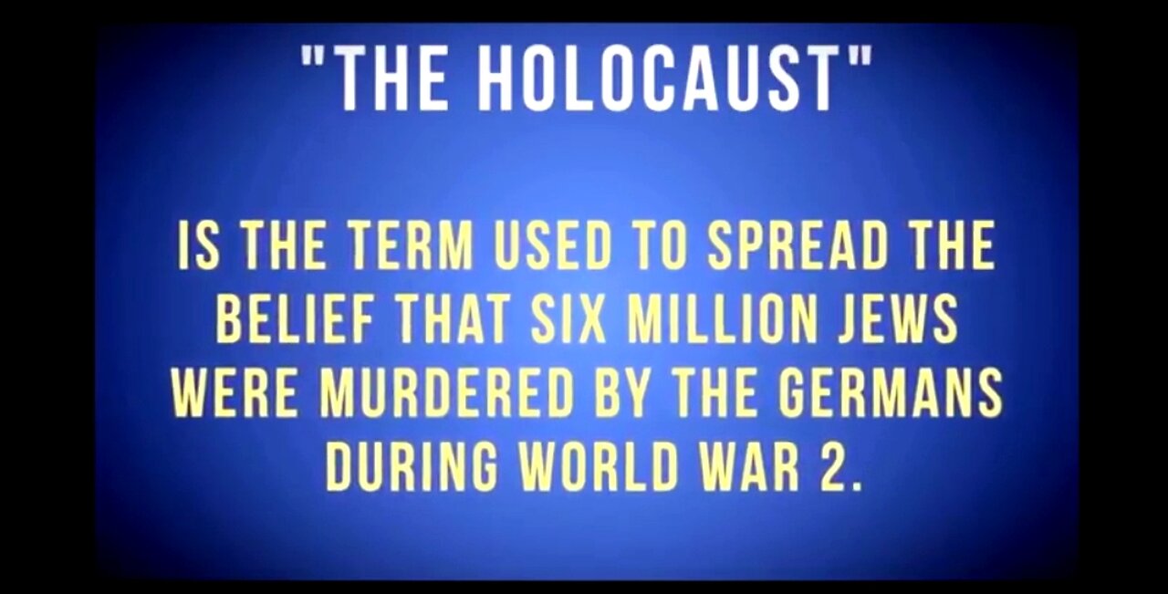 TRUTH OVER PROPAGANDA - PLEASE WATCH TO THE END. HOLOHOAX 💣