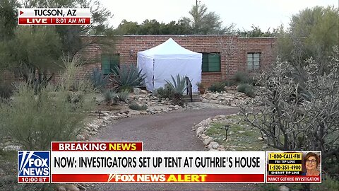 DEVELOPING: White tent set up at Nancy Guthrie's home