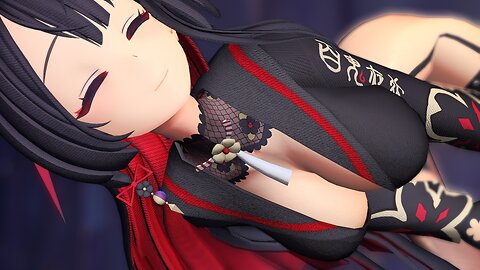 【Hot Dance】狐坂ワカモ/DEEP BLUE TOWNへおいでよ【MMD】