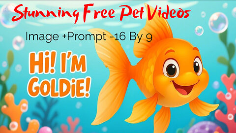 Stunning Free Pet Videos -Image Prompt 16 By 9