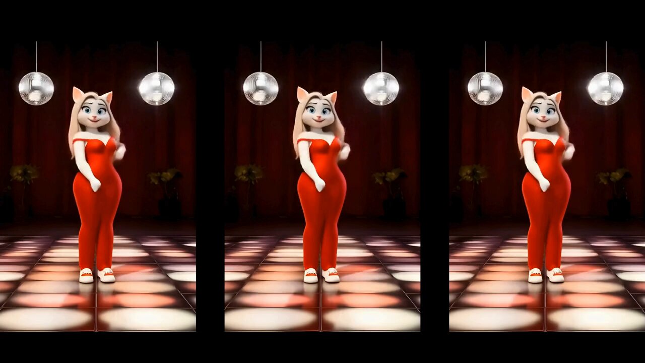 Cutest Cat funny dance🤣💃Dancing videos for cats😻👍🏽