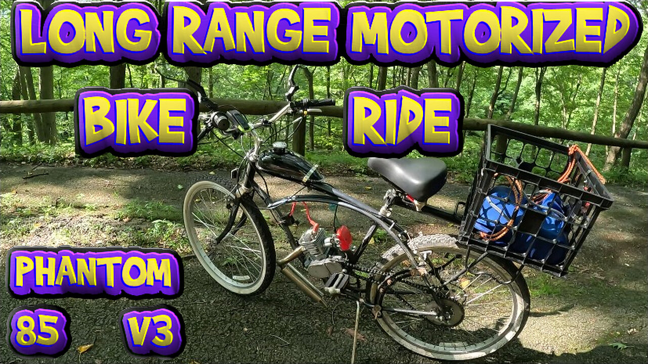 Long Range Motorized Bike Adventure - Phantom 85 V3