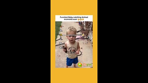 Funniest Baby catching Animal moments ever 🤯😂👶