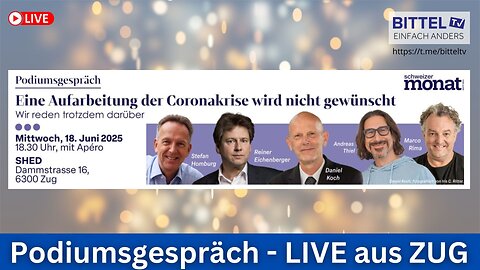 Podiumsgespräch in Zug - 18.06.2025