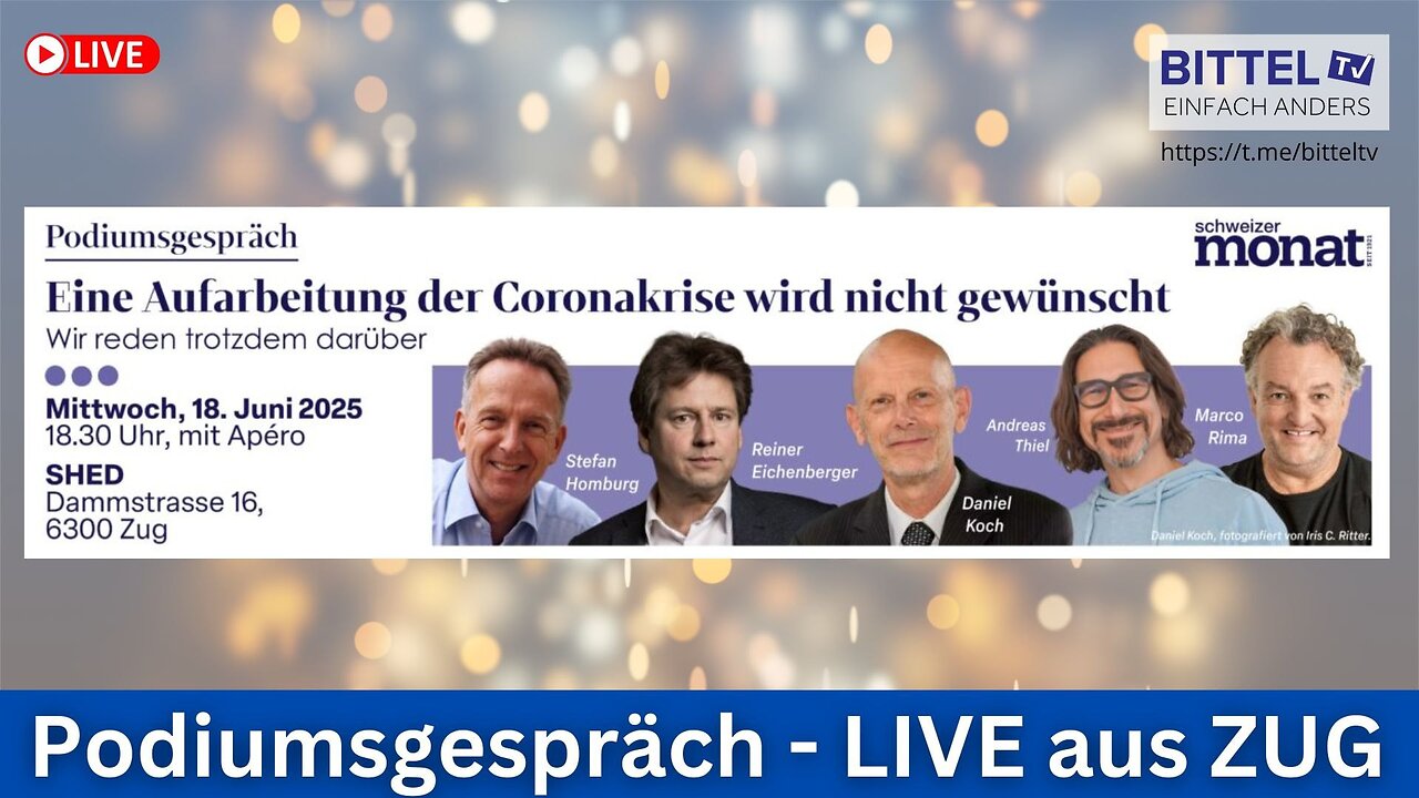 Podiumsgespräch in Zug - 18.06.2025
