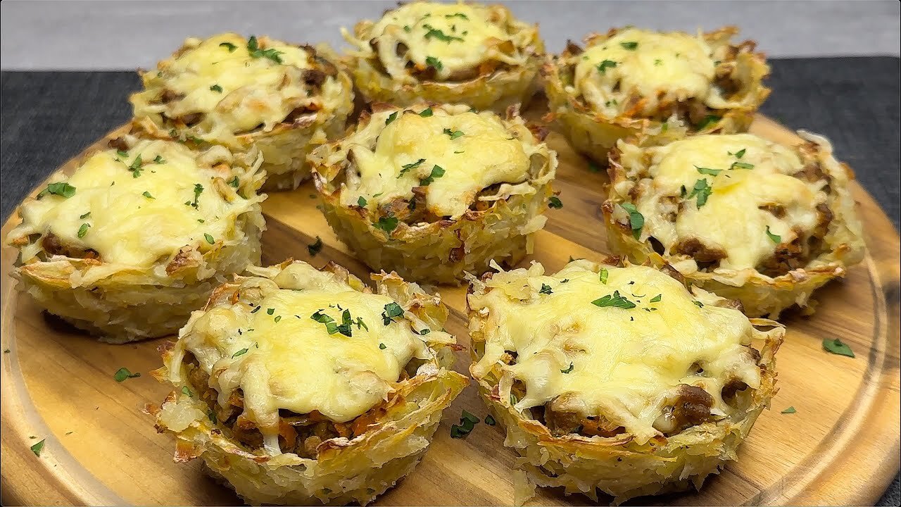 So easy and delicious! Just grate the potatoes! Dinner is ready in just a few minutes!