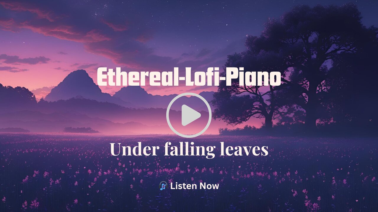 Under falling leaves│Autumn Lofi Piano Ambience
