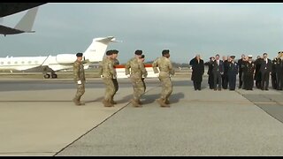 Trump Attends Dignified Transfer Of Slain Soldiers And Civilian Interpreter From Syria