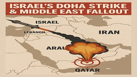 Israel STRIKES Hamas in Qatar | Doha Attack Explained 🔥🕊️ #MiddleEastConflict #IsraelVsHamas #shorts