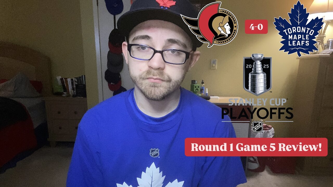 RSR7: Ottawa Senators 4-0 Toronto Maple Leafs 2025 Stanley Cup Playoffs Round 1 Game 5 Review!