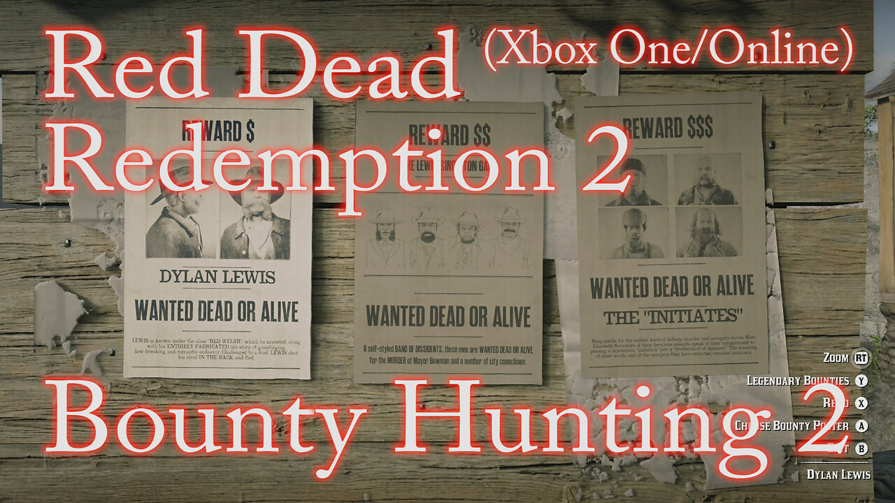 Red Dead Redemption 2 (Xbox One Online) Bounty Hunting 2