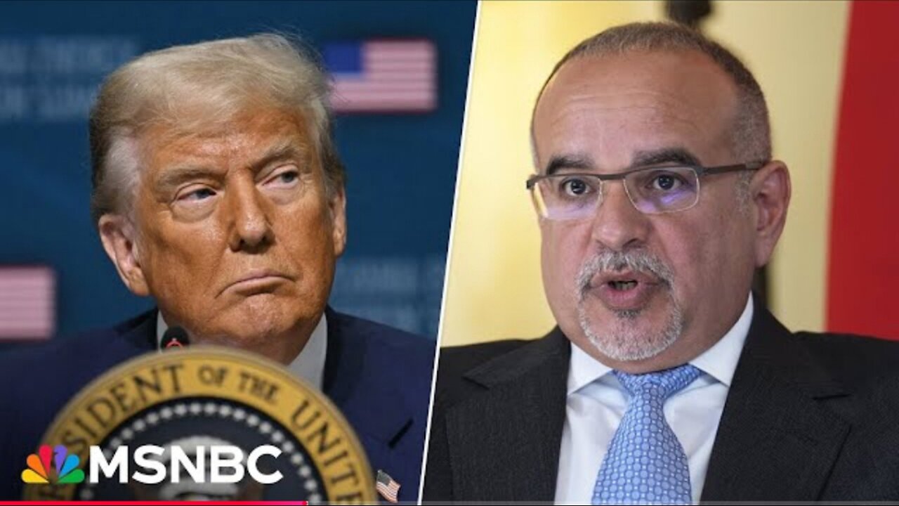 Trump meets with prime Minister of Bahrain🇧🇭 at white House.