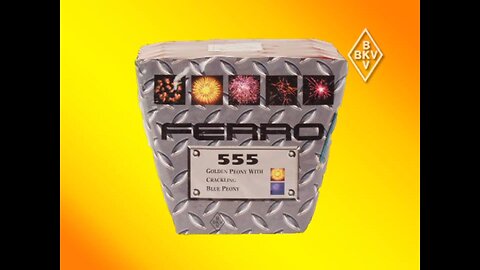 BKV - Ferro 555 - 5 Line 4 Kaliber 1.9. Vuurwerkcake