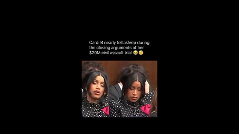 i’d fall asleep too 😭 #cardib #funny #reels #celebrity