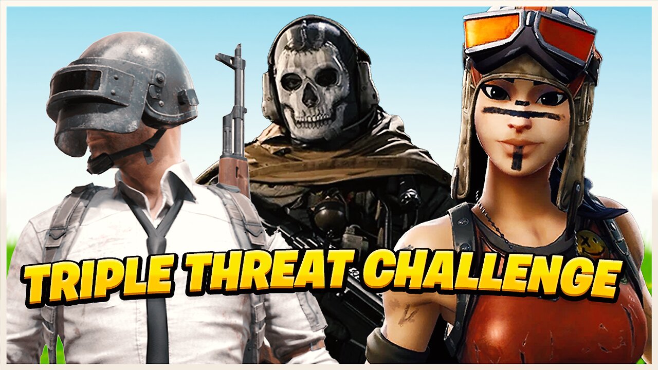 🎬TAKE 2 DYNASTYS TRIPLE THREAT CHALLENGE PUBG + FORTNITE + WARZONE ❤️