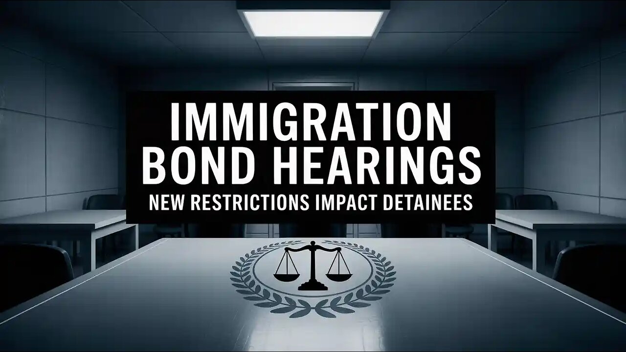 U.S. Immigration Bond Hearings Face New Restrictions | What It Means for Detainees