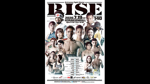 RISE 140 - Jul 19 2020 - Korakuen Hall, Tokyo