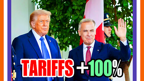 🔴LIVE: Trump Threatens Canada with +100% Tariffs, China No Longer Greatest Threat To The USA 🟠⚪🟣