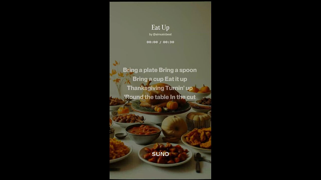 EAT IT UP THANKSGIVING RAP