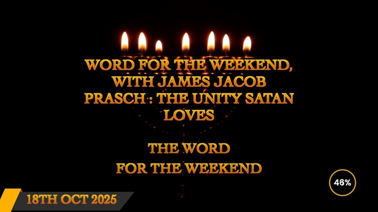 Word for the Weekend - The Unity Satan Loves