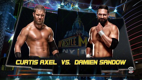 WWE 2k15 Curtis Axel vs Damien Sandow