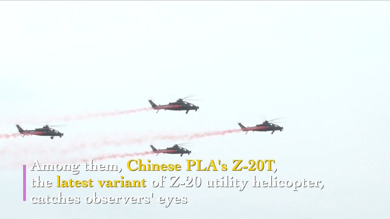 Tianjin Tech Expo: PLA showcase cutting edge Z-20T attack helicopter