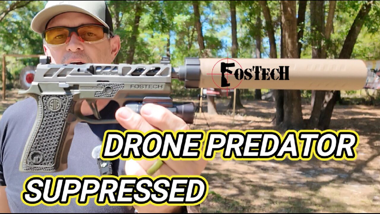 FosTech Drone Predator Pistol Suppressed