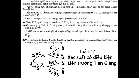 Một tổ chức nghiên cứu đang khảo sát mối liên hệ giữa việc tài xế sử dụng điện thoại di động