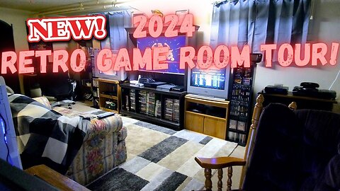 Retro Game Room Tour 2024!