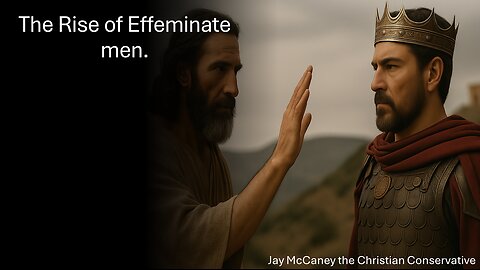 The Rise of Effeminate Men.