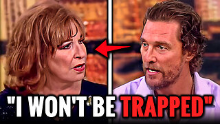 Joy Behar TRIES to Trap Matthew McConaughey and Fails Miserably
